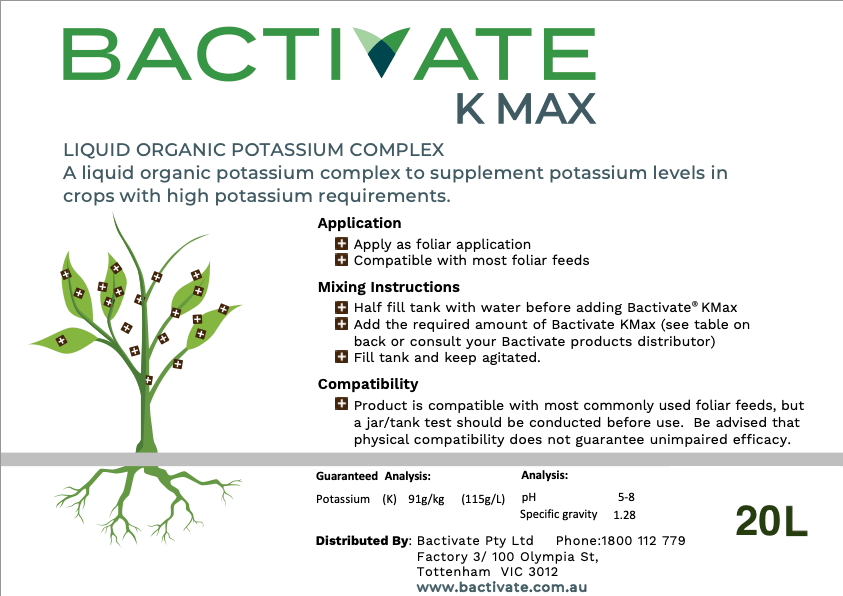 BACTIVATE KMAX - Soil Regeneration Australia
