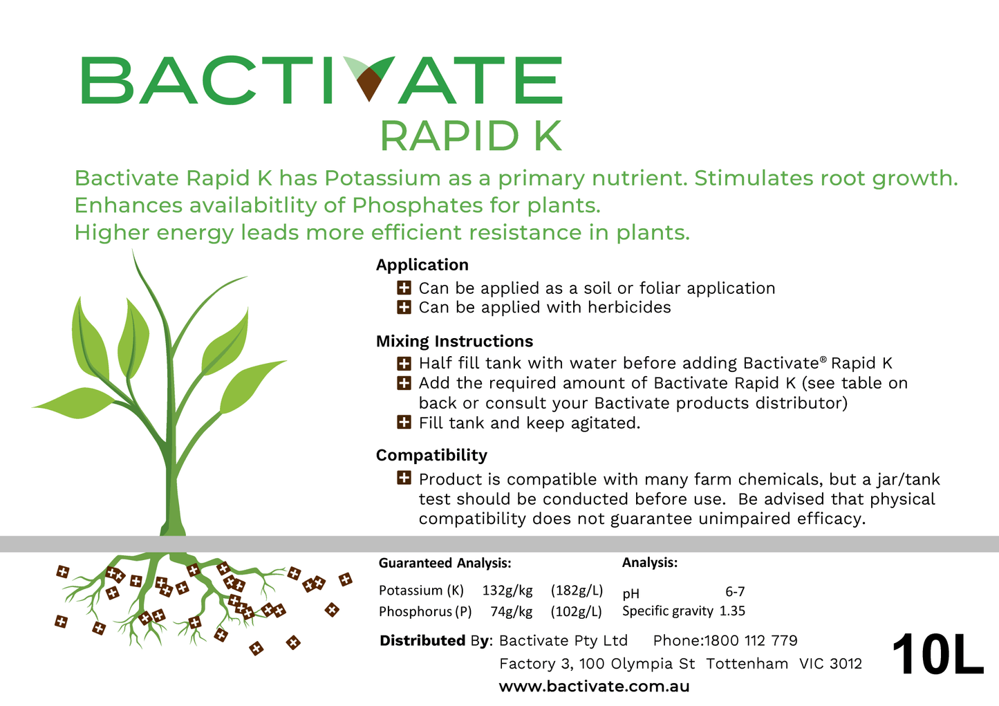 BACTIVATE RAPID K - Soil Regeneration Australia