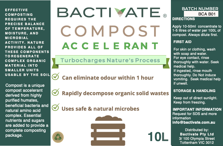 BACTIVATE COMPOST - Soil Regeneration Australia