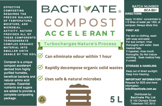 BACTIVATE COMPOST - Soil Regeneration Australia