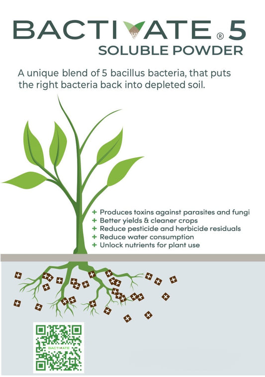 BACTIVATE 5 SOLUABLE POWDER - Soil Regeneration Australia