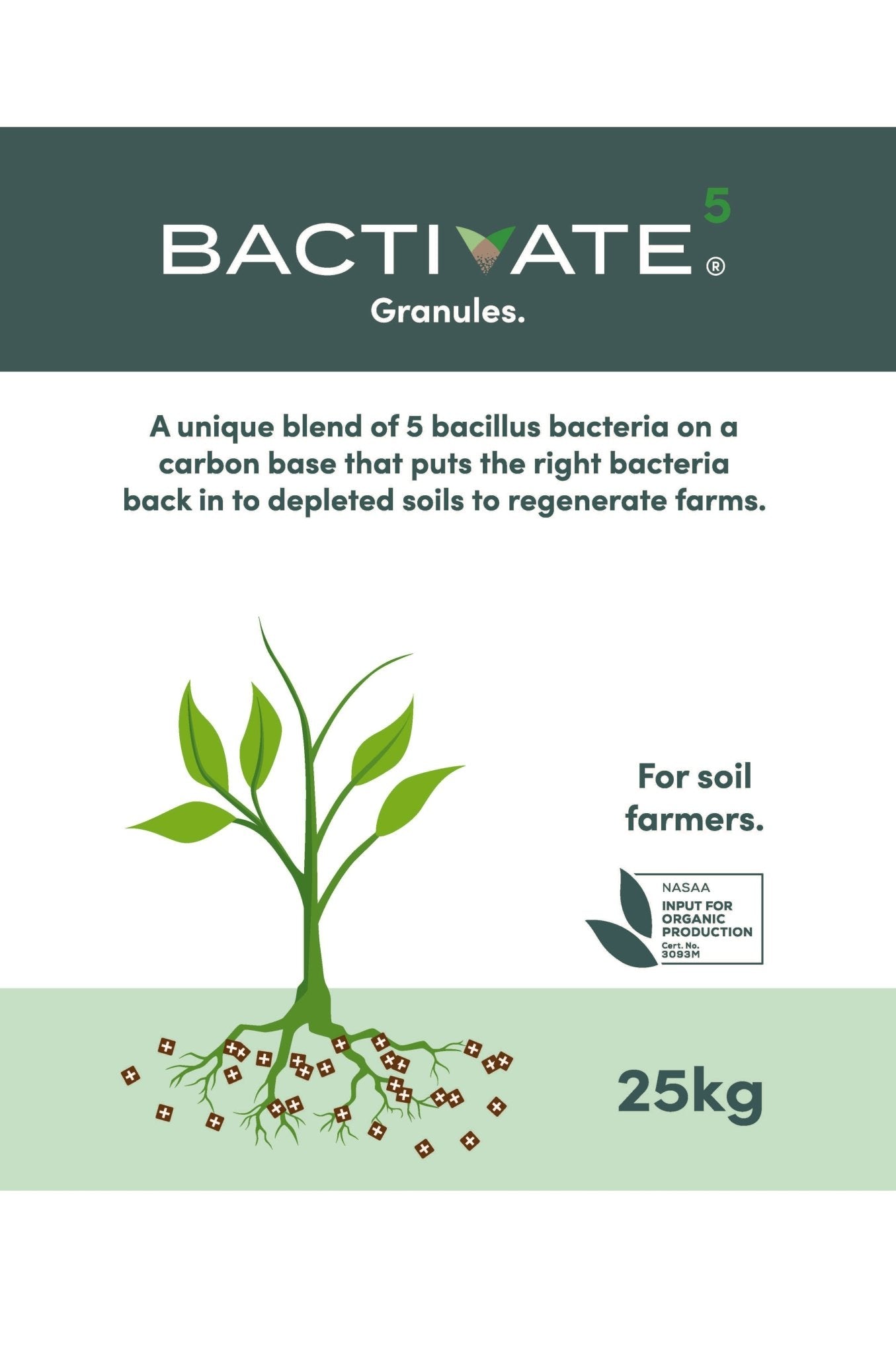BACTIVATE 5 GRANULES - Soil Regeneration Australia