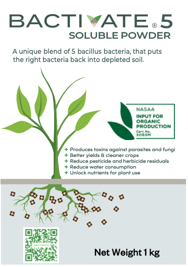BACTIVATE 5 POWDER - SOLUABLE - Soil Regeneration Australia