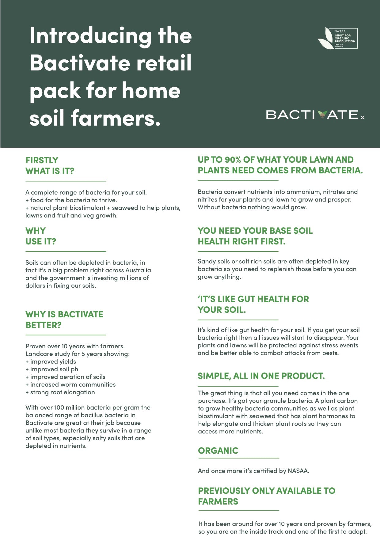 3-in-1 Home Soil Regeneration Pack - Soil Regeneration Australia