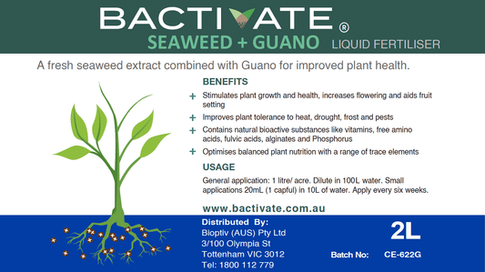 BACTIVATE SEAWEED + GUANO SOLUTION - Soil Regeneration Australia